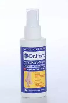 Спрей Др Фут охлаждающий от усталости ног, 100 мл