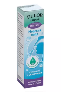 Спрей Др Лор д/местного прим очищен/увлажнен с Д-пантенолом при насморке, 50 мл
