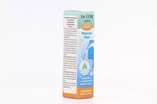 Спрей Др Лор д/местного прим очищен/увлажнен форте с Д-пантенолом при насморке, 50 мл