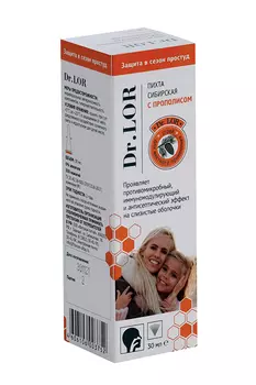 Спрей Др Лор д/полости рта сибирская пихта с прополисом, 30 мл