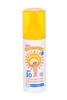 Спрей Мое Солнышко детск солнцезащит SPF30, 100 мл