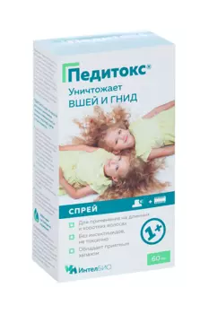 Спрей Педитокс, 60 мл, + гребень