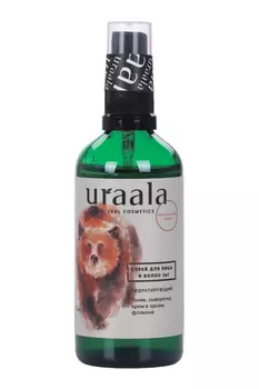 Спрей Uraala гидратирующий 3в1 д/лица/волос, 100 мл
