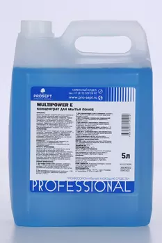Средство эконом-класса для мытья полов.Концентрат. Multipower E . Концентрат, 5л
