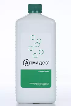 Средство Алмадез концентрат дезинфицирующее с моющим эффектом, 1 л