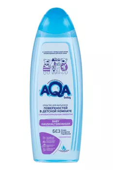 Средство AQA BABY д/очищения поверхностей в детской комнате с антибакт эффект, 500 мл