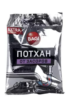 Средство Bagi потхан от засоров в гранулах 70 г