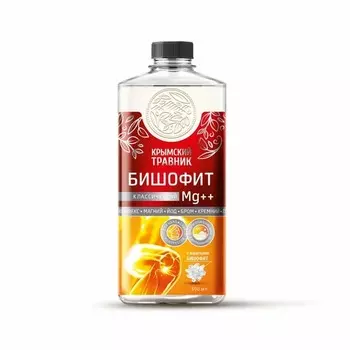 Средство Бишофит Крымский Травник классический д/принятия ванн, 500 мл, раствор