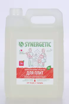 Средство чистящее Synergetic для кухонных плит, 5 л