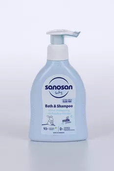 Средство д/купания и шампунь Саносан, 200 мл