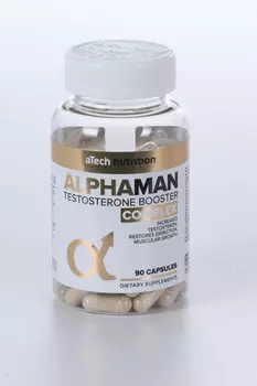 Средство д/повышения тестостерона aTech nutrition ALPHAMAN капс, 90 шт