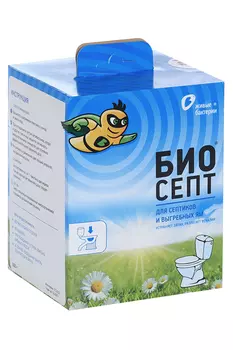 Средство д/септиков и выгребных ям Живые Бактерии Биоактиватор Биосепт 600 г 24 дозы