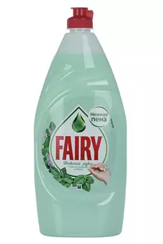 Средство для мытья посуды FAIRY Нежные ручки Чайное дерево и мята, 900 мл