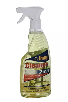 Средство Fratty Cleaner Лимонная свежесть 2 в 1 д/мытья стекол зеркал оргтехники 500 мл