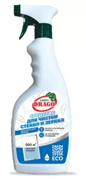 Средство GREEN DRAGO д/чистки стекол и зеркал 500 мл