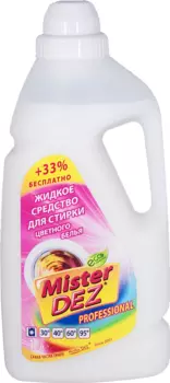 Средство Mister Dez Eco-Cleaning Professional жидк д/стирки цветных тканей 1 000 мл