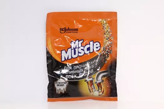Средство Mr Muscle для засоpенных тpуб, 70 г