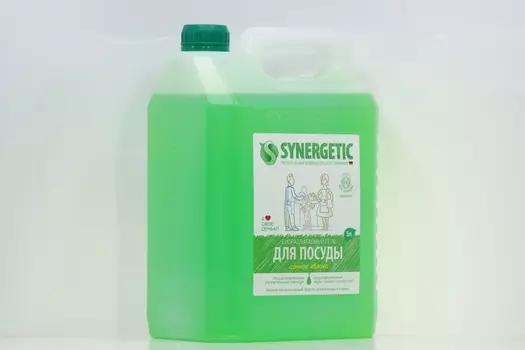 Средство Синергетик для мытья посуды яблоко