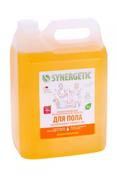 Средство SYNERGETIC универсальное д/мытья пола Цитрусовая свежесть 5 л