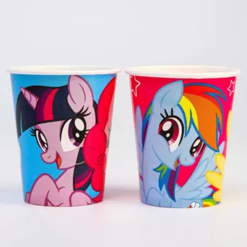 Стакан бумажный Hasbro С Днем Рождения , My Little Pony 10 шт
