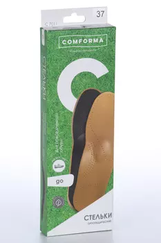 Стельки ComForma Go shell C 7011 ортопедические каркасные р 37, пара