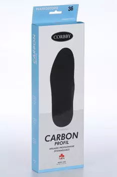 Стельки Corbby Carbon Profile латекс основа мембран ткань жест супинатор р 36