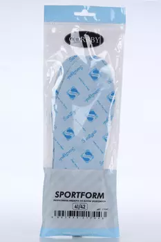Стельки Corbby Sportform трехслойн проф из полиурит пены с антибак пропит Sanitized р 41-42