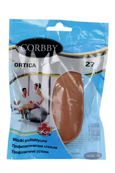 Стельки Корбби кожа+латекс р.27 Ortica, пара