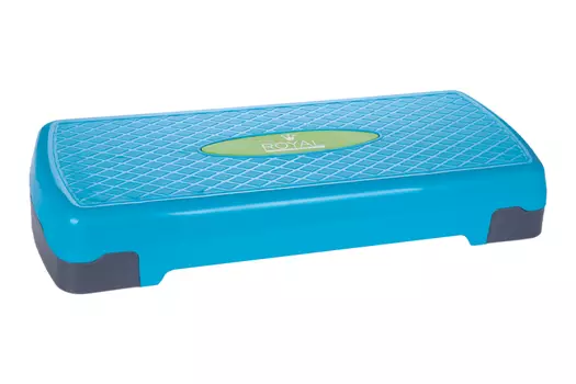 Степ-платформа Royal Fitness зеленый/синий