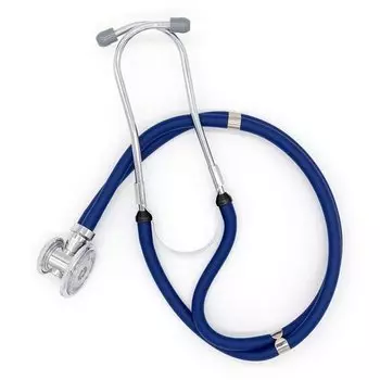 Стетофонендоскоп Раппопорта СФ-03.1-Адъютор с син труб/комп ЗИП с имен табл в подар футл