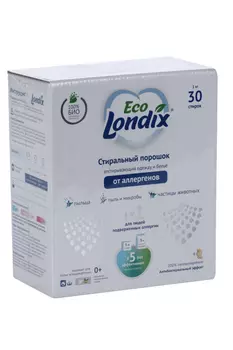 Стиральный порошок Londix Eco от аллергенов и бактерий 1 кг