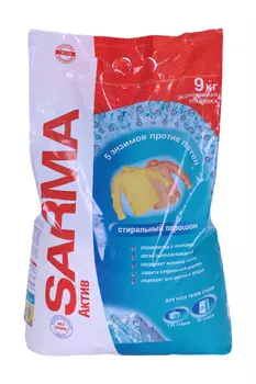 Стиральный порошок Sarma Актив «Горная свежесть», универсальный, 9 кг