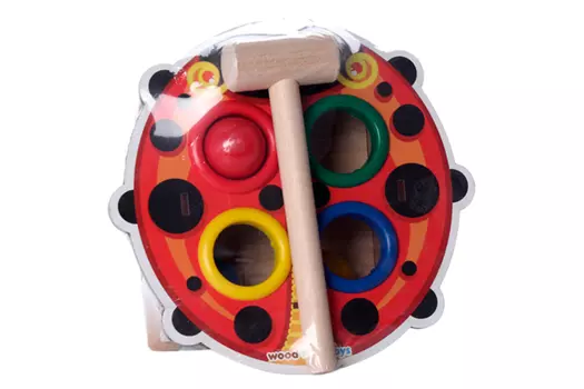 Стучалка-сортер «Божья коровка», с молотком