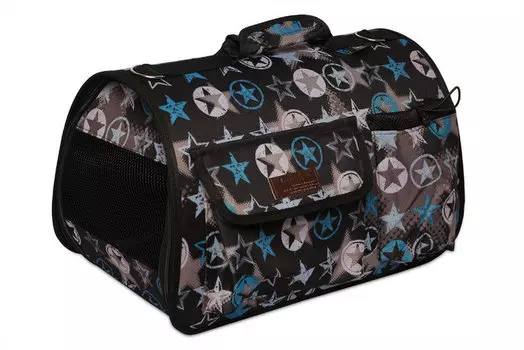 Сумка-переноска д/животных Lion LM6407 с карманами Размер 2 (40x27x26 см)