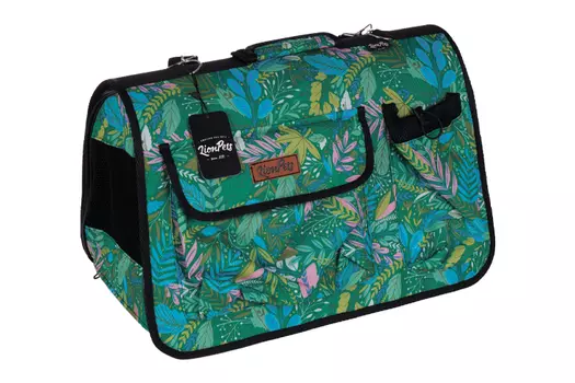 Сумка переноска д/животных Lion LM6476 с карманами Размер 4 (50x31x30 см)