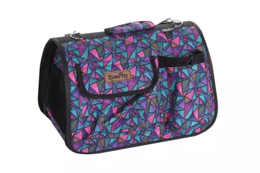 Сумка-переноска д/животных Lion Премиум LM6495-2 с карманами Размер 2 (40x27x26 см)