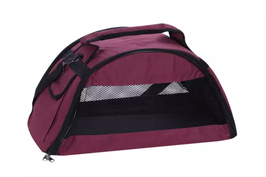 Сумка-переноска д/животных LionPets Комфорт LM5607 Размер (21x46x25 см) цвет бордовый