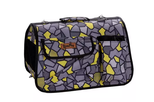 Сумка переноска д/животных LionPets Премиум LM6497 с карманами Размер 3 (45x29x27 см)