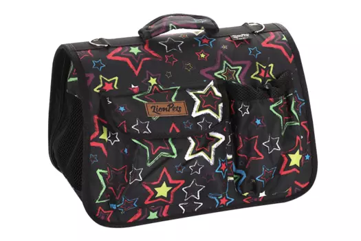 Сумка переноска д/животных LionPets Премиум LM-6419-3 с карманами Размер 3 (45x29x27 см)