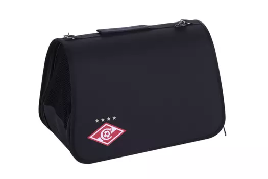 Сумка переноска д/животных LionPets СПАРТАК SM-22 черный (42x25x28 см)