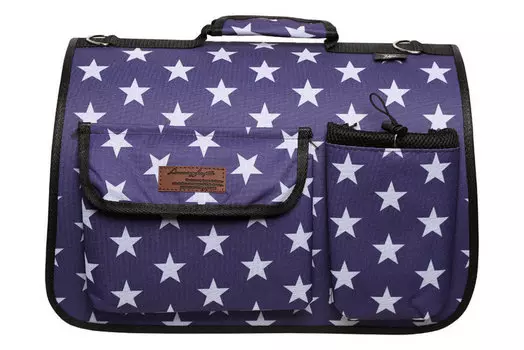 Сумка переноска д/животных Премиум Lion LM6443 с карманами Размер 3 (45x29x27 см)