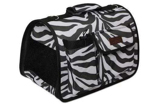 Сумка переноска д/животных Премиум Lion LM6475 с карманами Размер 2 (40x27x26 см)