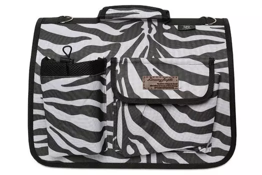 Сумка переноска д/животных Премиум Lion LM6475 с карманами Размер 4 (50x31x30 см)