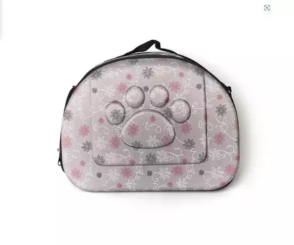 Сумка-переноска Играй гуляй 40х30х22 см складная серая