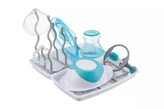 Сушилка Бебионо универсальная д/бутылочек и детской посуды, серый