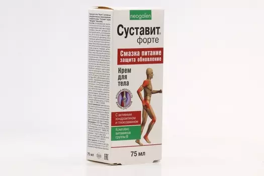 Суставит Форте (Неогален) смазка д/суставов крем д/тела, 75 мл