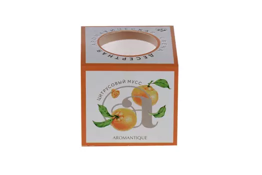 Свеча ароматическая AROMANTIQUE цитрусовый мусс ( АМ40604) 60 г