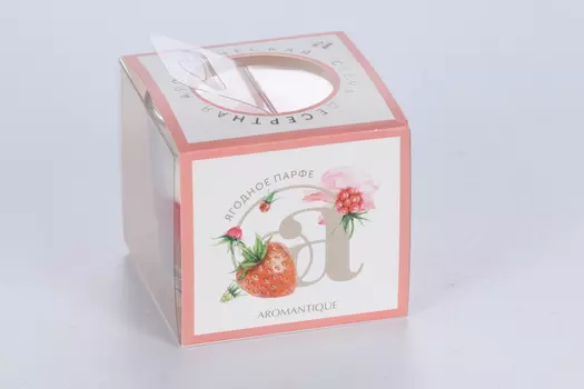 Свеча ароматическая AROMANTIQUE ягодное парфе (АМ40602) 60 г