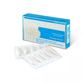 Свечи МЕЙТАКЕ/Бальзам твердый питательный МЕЙТАКЕ/ Фунго-ши Количество: 10 шт по 2,2 г в упаковке