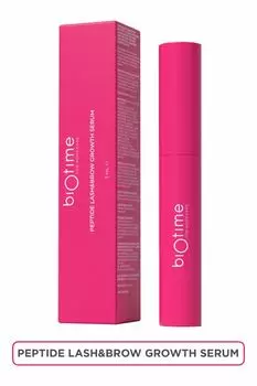 Сыворотка BIOTIME для роста ресниц и бровей пептидная, 3 мл